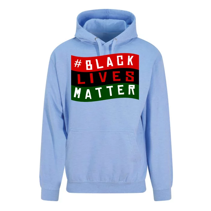 Black Lives Matter African American Flag Unisex Surf Hoodie