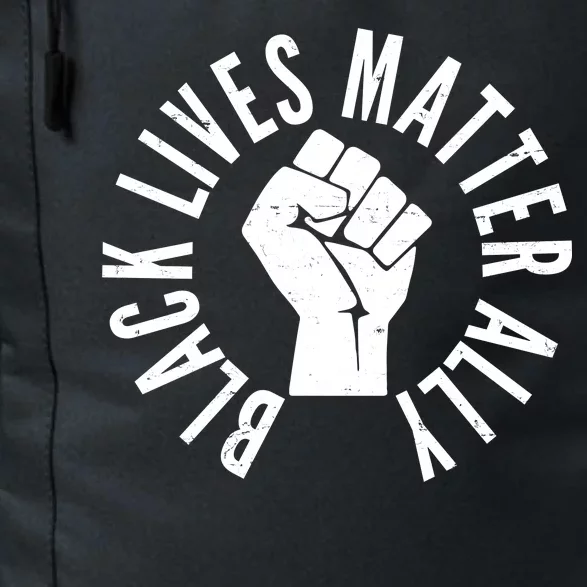 Black Lives Matter Ally Protest Fist Daily Commute Backpack