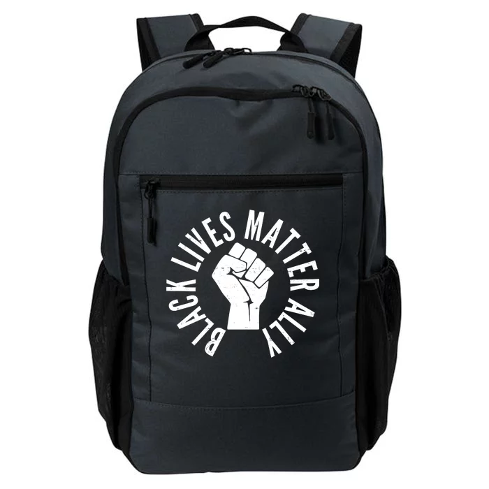 Black Lives Matter Ally Protest Fist Daily Commute Backpack