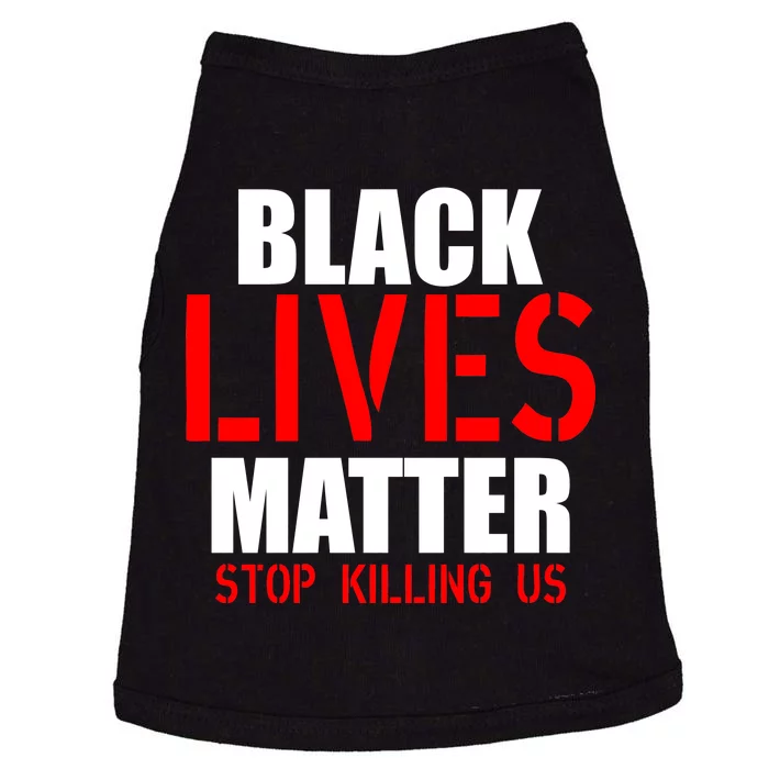 Black Lives Matter Army Stamp Stop Killing Us Doggie Tank