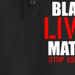 Black Lives Matter Army Stamp Stop Killing Us Dry Zone Grid Performance Polo