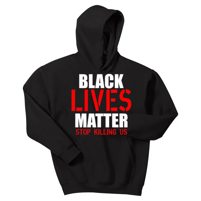 Black Lives Matter Army Stamp Stop Killing Us Kids Hoodie