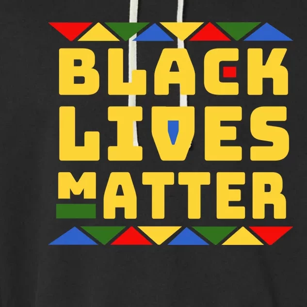 Black Lives Matter Equality Pride Melanin Garment-Dyed Fleece Hoodie