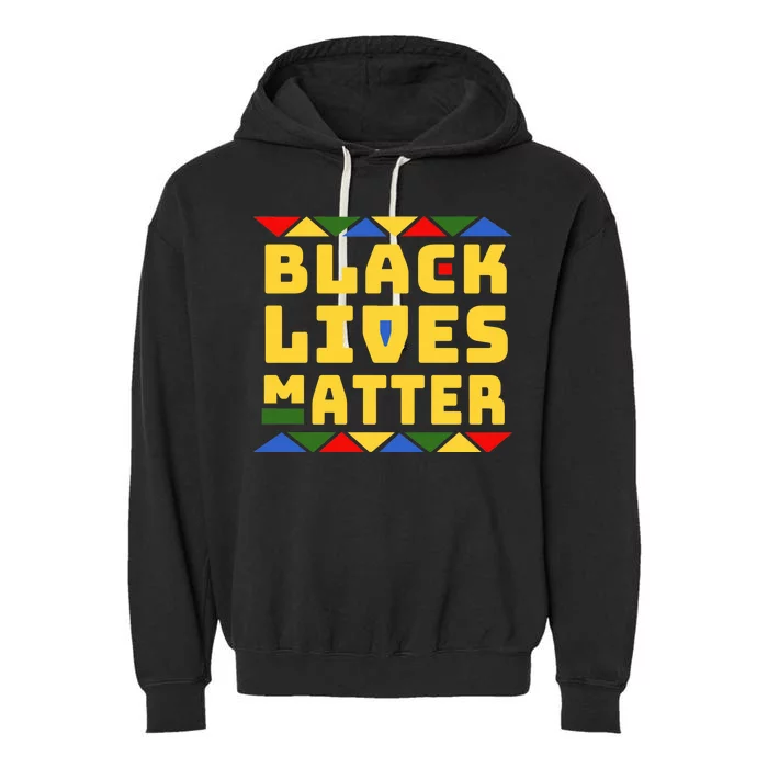 Black Lives Matter Equality Pride Melanin Garment-Dyed Fleece Hoodie