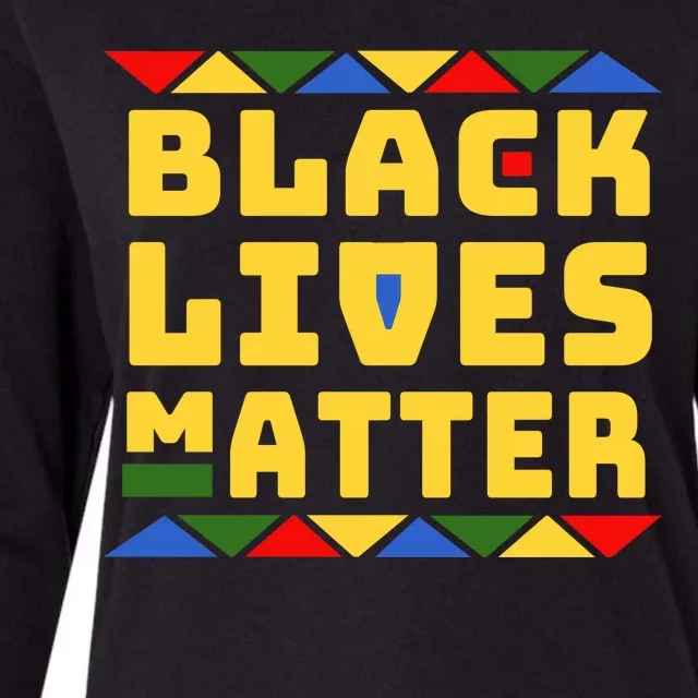 Black Lives Matter Equality Pride Melanin Womens Cotton Relaxed Long Sleeve T-Shirt