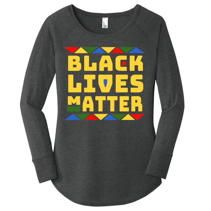 Black Lives Matter Equality Pride Melanin Women's Perfect Tri Tunic Long Sleeve Shirt