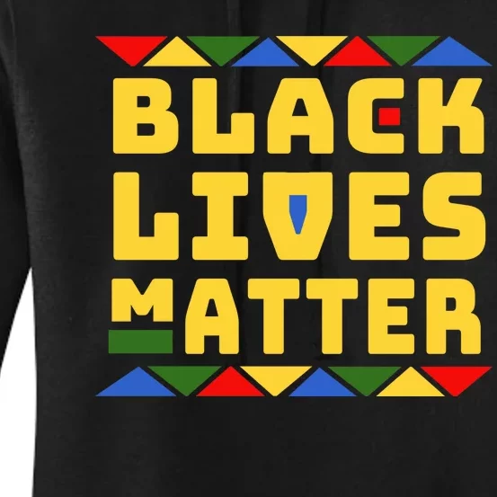 Black Lives Matter Equality Pride Melanin Women's Pullover Hoodie