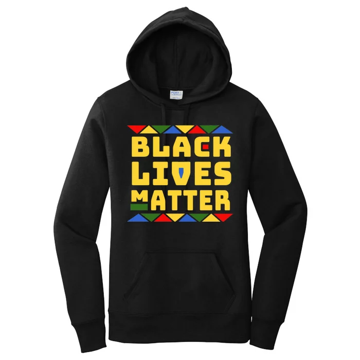 Black Lives Matter Equality Pride Melanin Women's Pullover Hoodie