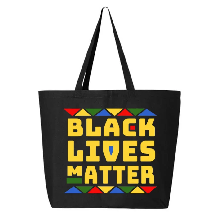 Black Lives Matter Equality Pride Melanin 25L Jumbo Tote