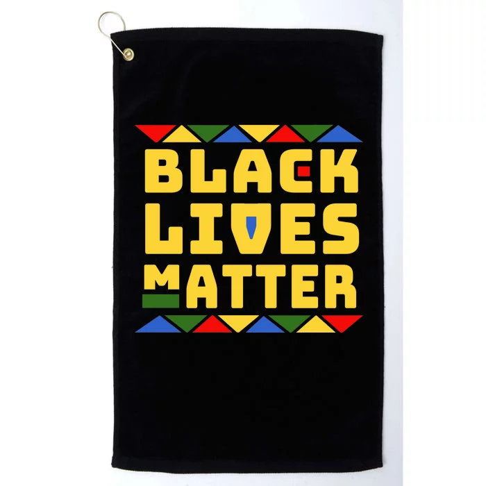 Black Lives Matter Equality Pride Melanin Platinum Collection Golf Towel