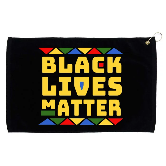 Black Lives Matter Equality Pride Melanin Grommeted Golf Towel