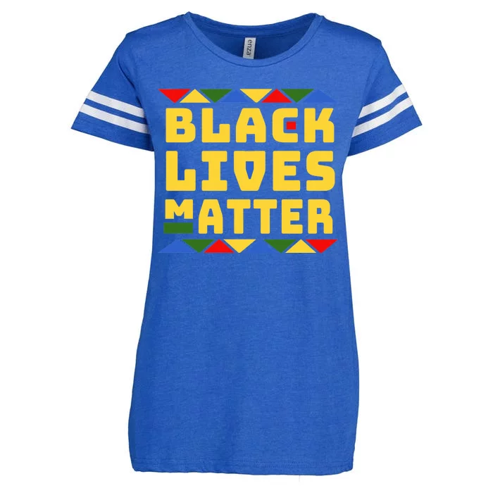 Black Lives Matter Equality Pride Melanin Enza Ladies Jersey Football T-Shirt