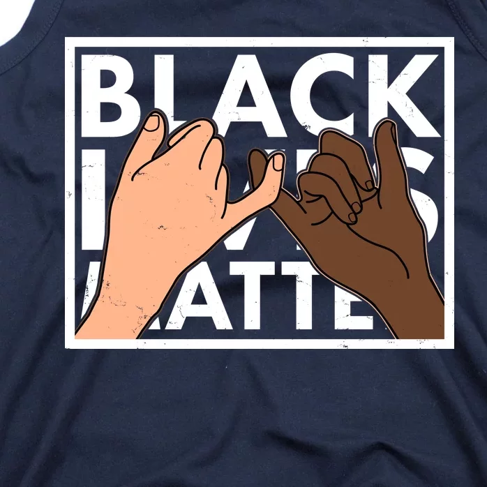 Black Lives Matter Linking Pinkies Unity Tank Top