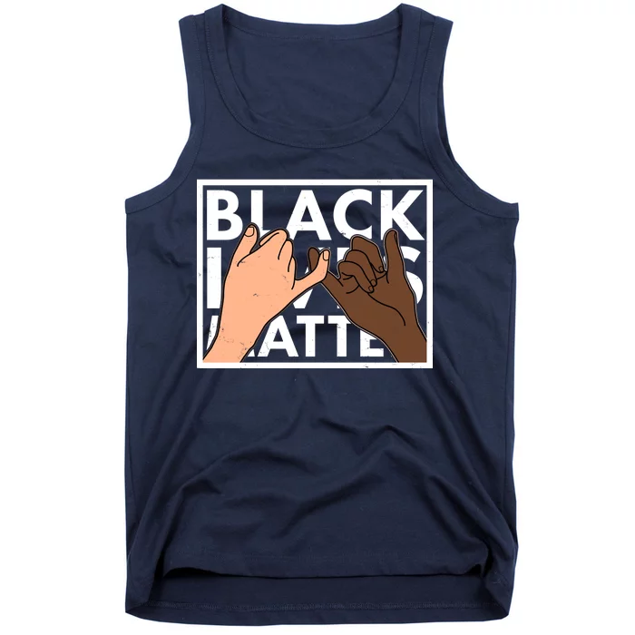 Black Lives Matter Linking Pinkies Unity Tank Top