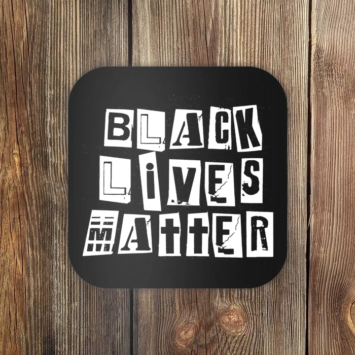 Black Lives Matter Note style Coaster