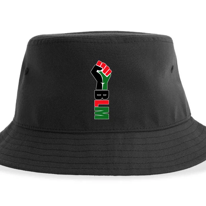 Black Lives Matter Power Fist Sustainable Bucket Hat