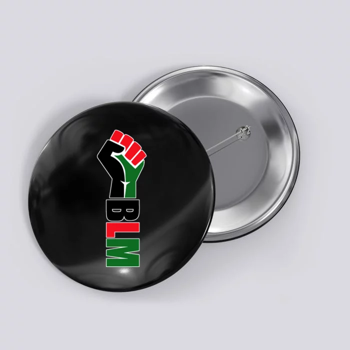 Black Lives Matter Power Fist Button