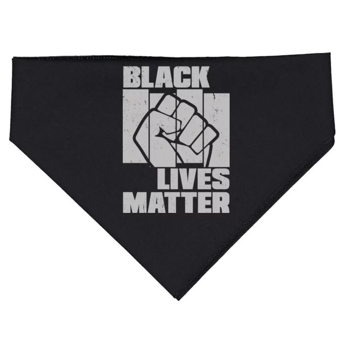 Black Lives Matter Protest Black Pride USA-Made Doggie Bandana