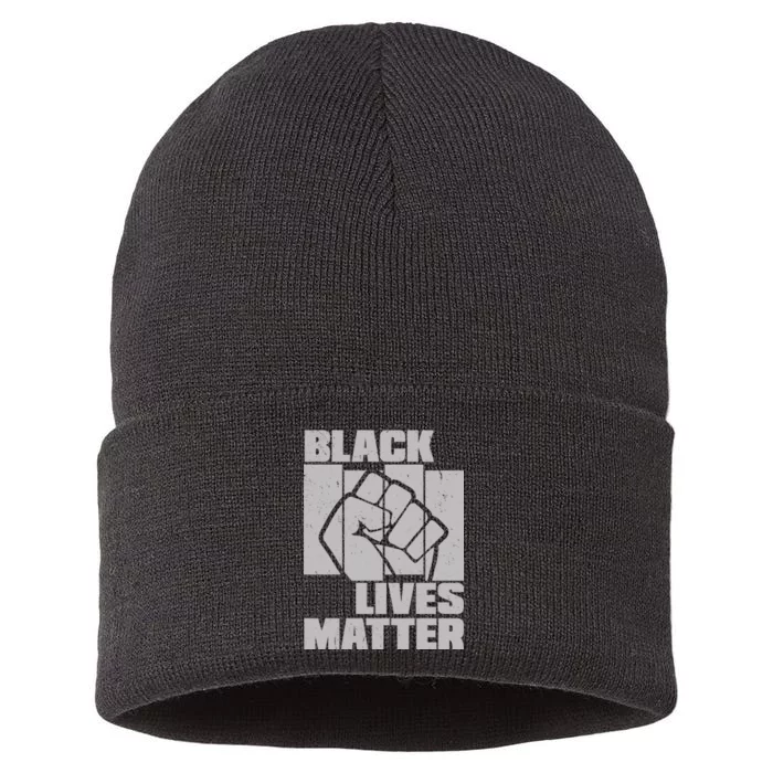 Black Lives Matter Protest Black Pride Sustainable Knit Beanie