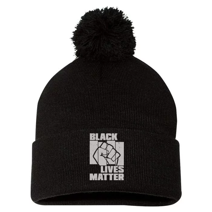 Black Lives Matter Protest Black Pride Pom Pom 12in Knit Beanie