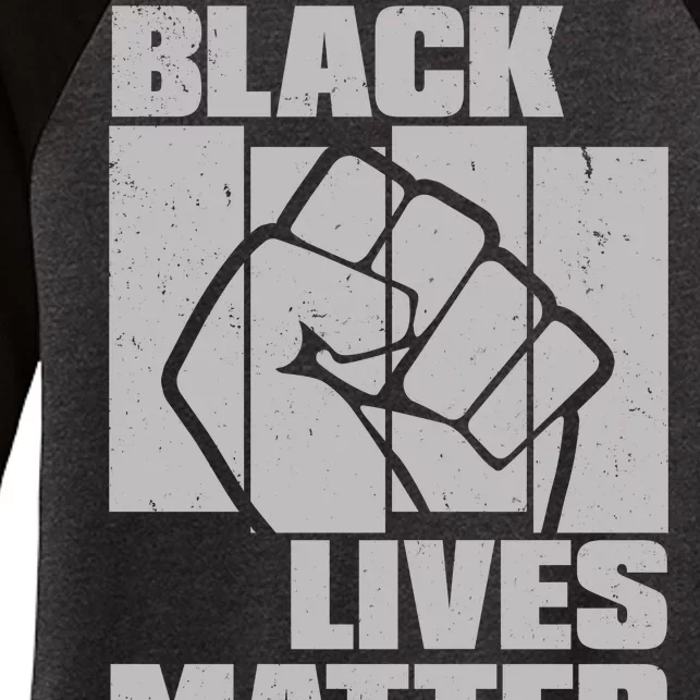 Black Lives Matter Protest Black Pride Women's Tri-Blend 3/4-Sleeve Raglan Shirt