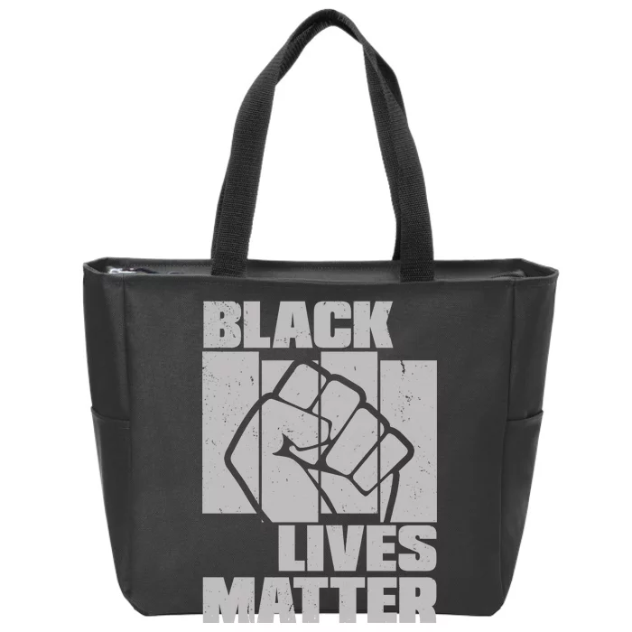 Black Lives Matter Protest Black Pride Zip Tote Bag