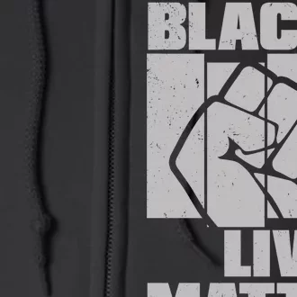 Black Lives Matter Protest Black Pride Full Zip Hoodie