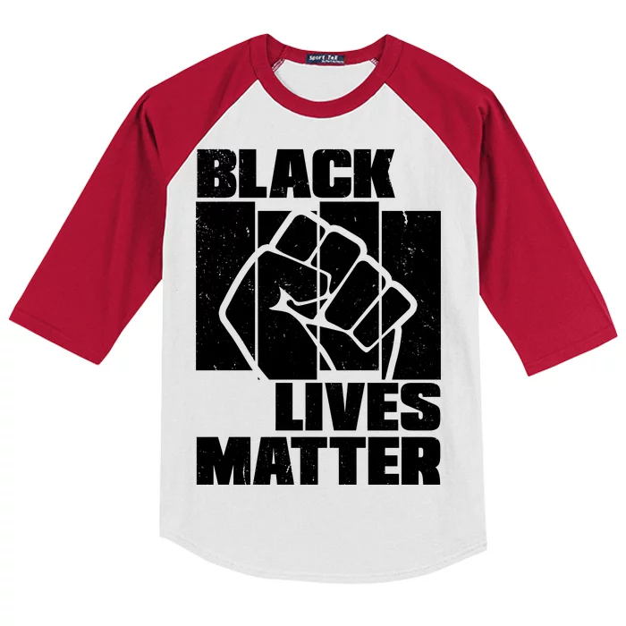 Black Lives Matter Protest Black Pride Kids Colorblock Raglan Jersey