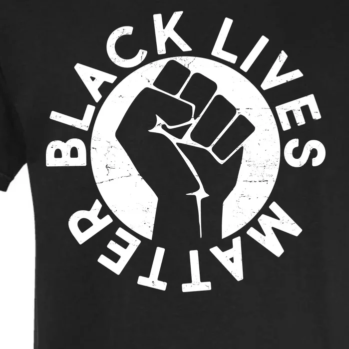 Black Lives Matter Protest Emblem Garment-Dyed Heavyweight T-Shirt