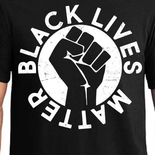 Black Lives Matter Protest Emblem Pajama Set