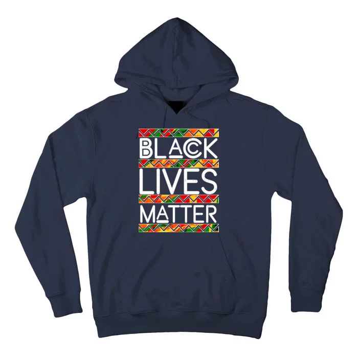 Black Lives Matter Traditional Colors Tall Hoodie