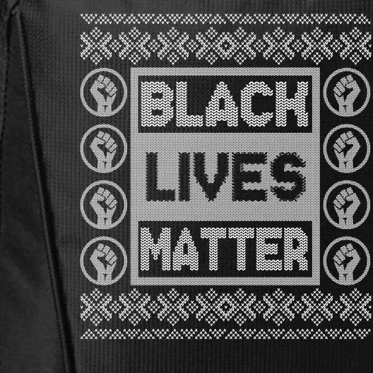 Black Lives Matter Ugly Christmas Sweater City Backpack