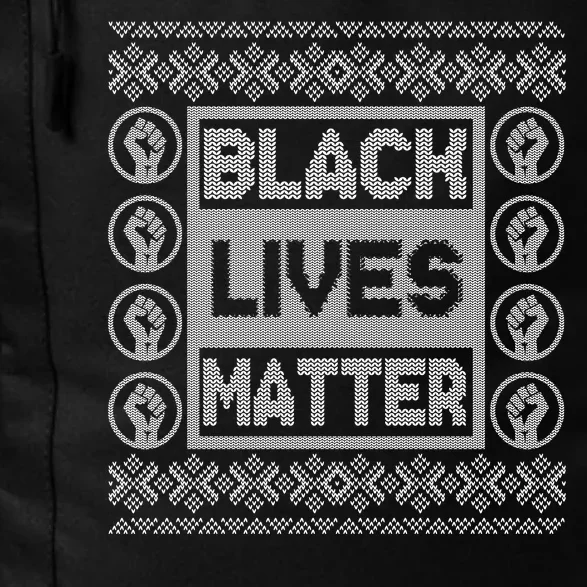 Black Lives Matter Ugly Christmas Sweater Daily Commute Backpack