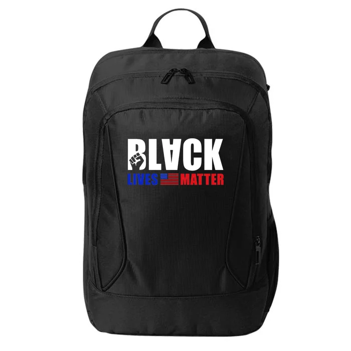 Black Lives Matter US Flag City Backpack