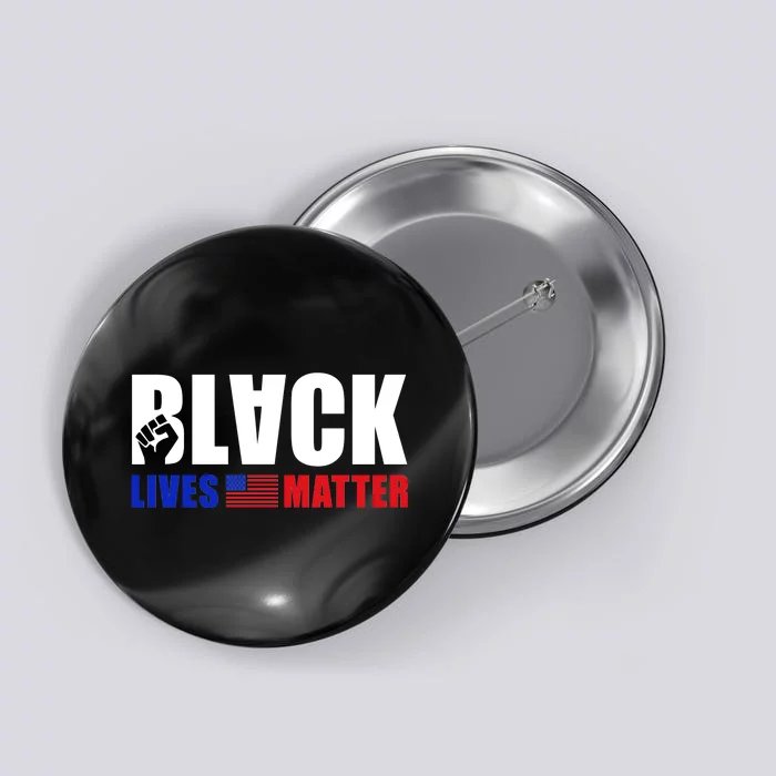 Black Lives Matter US Flag Button