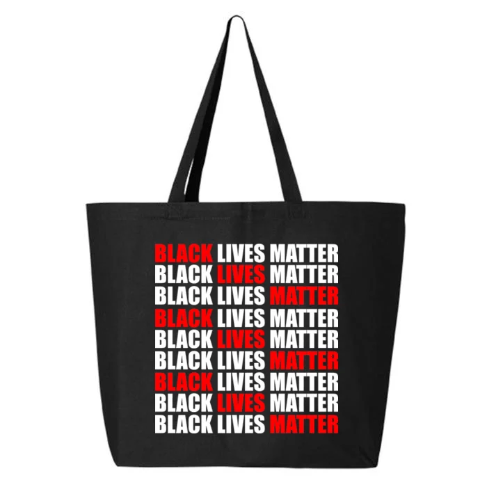 Black Lives Matter Word Mash-Up Design 25L Jumbo Tote