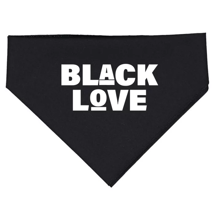 Black Love USA-Made Doggie Bandana