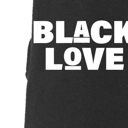 Black Love Doggie 3-End Fleece Hoodie