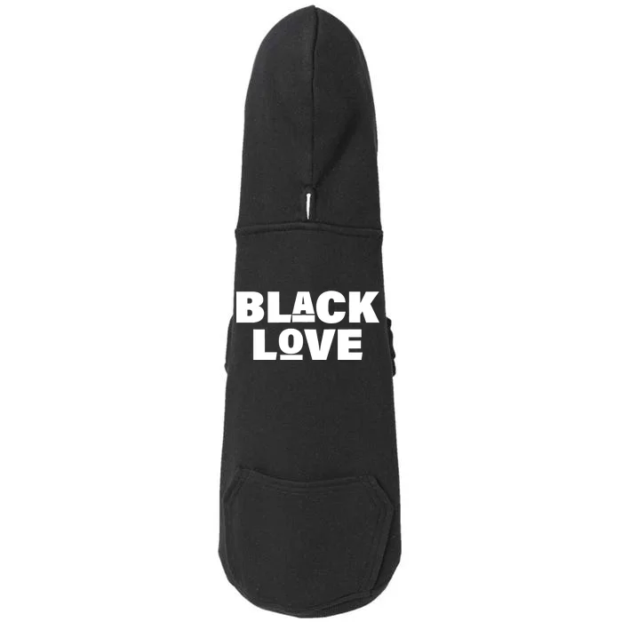 Black Love Doggie 3-End Fleece Hoodie