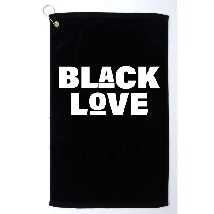 Black Love Platinum Collection Golf Towel