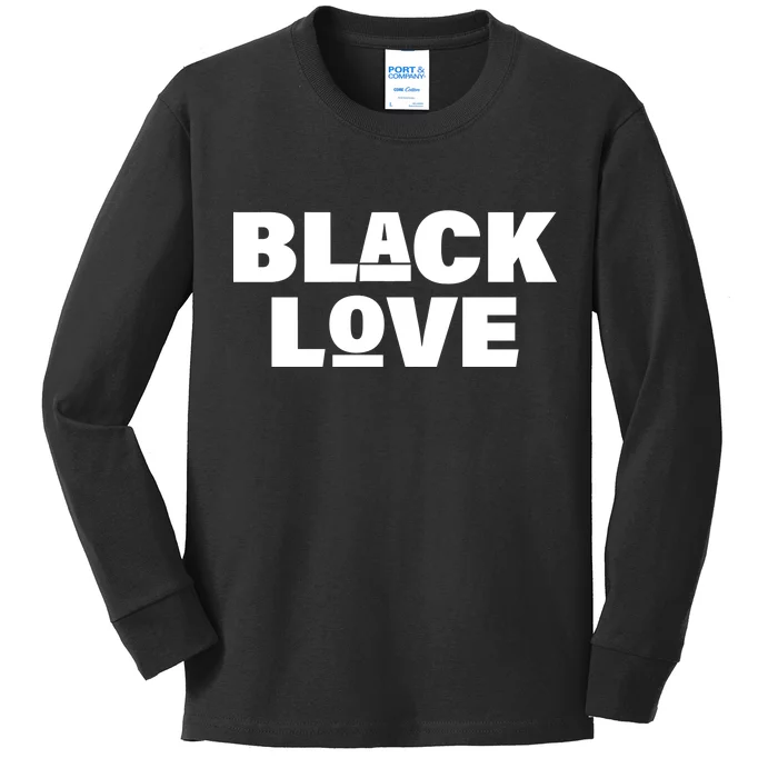 Black Love Kids Long Sleeve Shirt