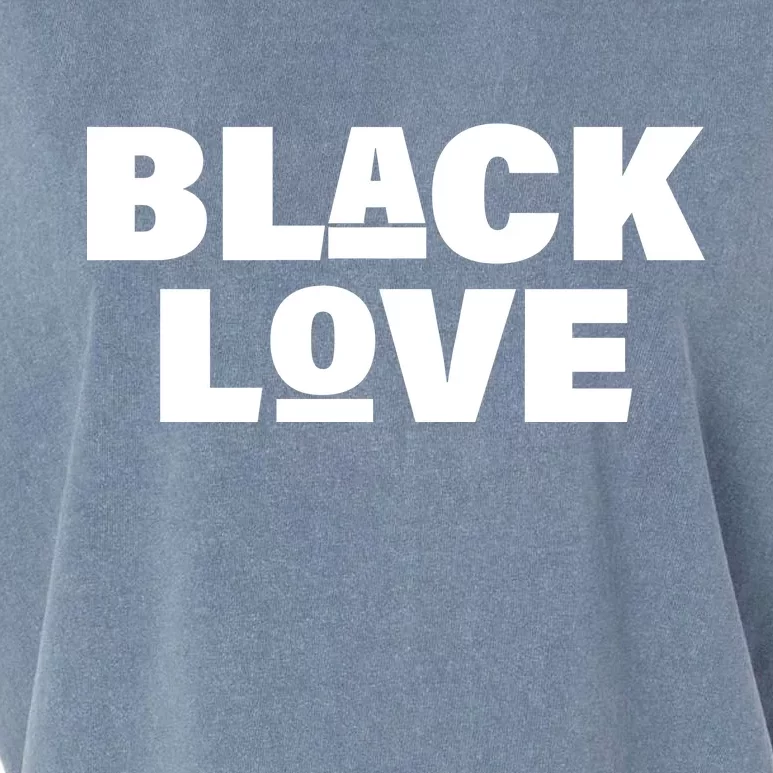 Black Love Garment-Dyed Women's Muscle Tee