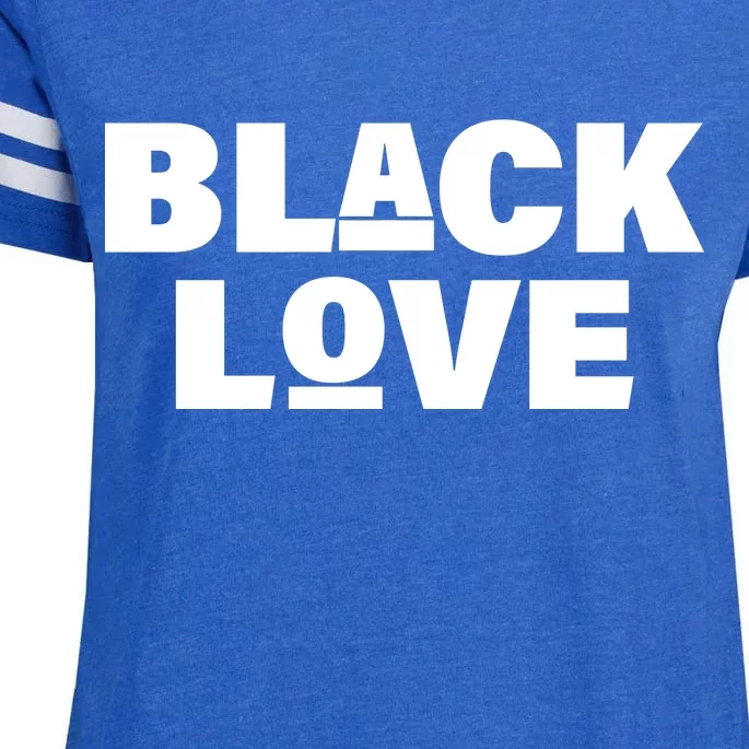 Black Love Enza Ladies Jersey Football T-Shirt