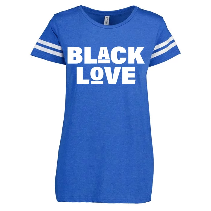 Black Love Enza Ladies Jersey Football T-Shirt