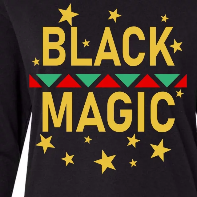 Black Magic Black Excellence Womens Cotton Relaxed Long Sleeve T-Shirt