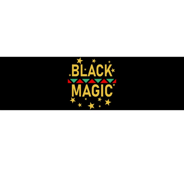 Black Magic Black Excellence Bumper Sticker