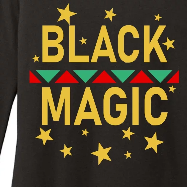 Black Magic Black Excellence Womens CVC Long Sleeve Shirt