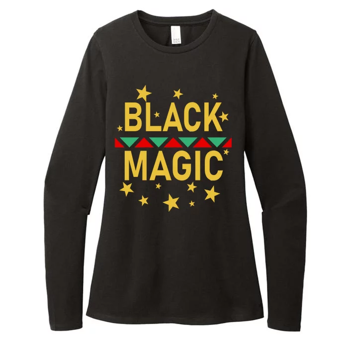 Black Magic Black Excellence Womens CVC Long Sleeve Shirt