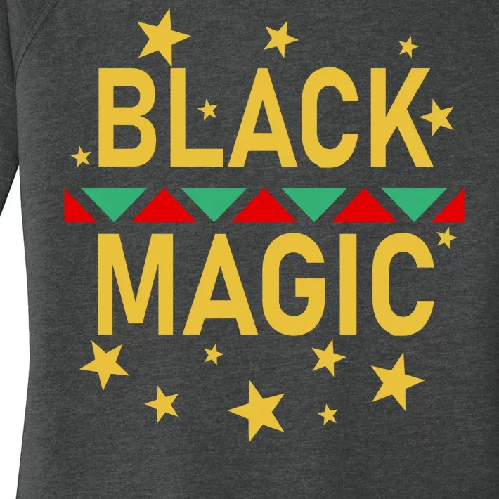 Black Magic Black Excellence Women's Perfect Tri Tunic Long Sleeve Shirt