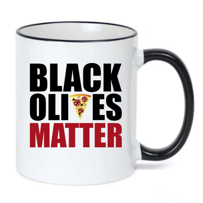 Black Olives Matter Black Color Changing Mug